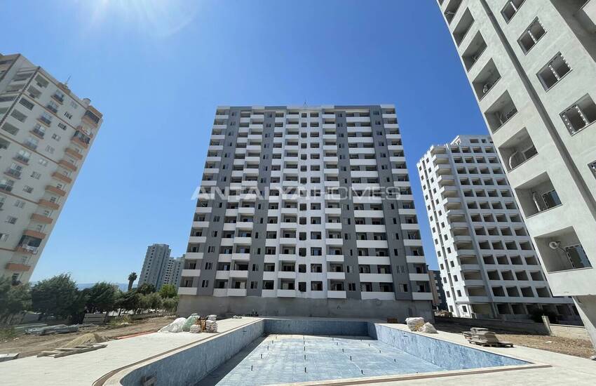 Lägenheter I Ett Komplex Med Vattenpark I Mersin Çeşmeli 31