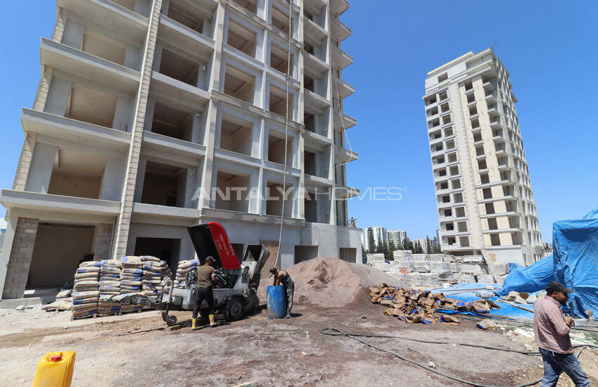 شقق استثمارية في مجمع بالقرب من البحر في مرسين تيجه 26
