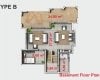 Triplex Detached Villas with Private Pool in Alanya Konakli 44