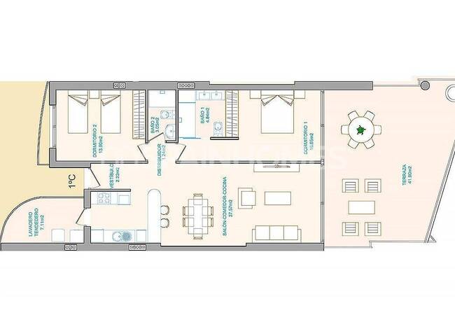 Benalmádena'da Modern Tasarımlı Aydınlık ve Geniş Daireler 43