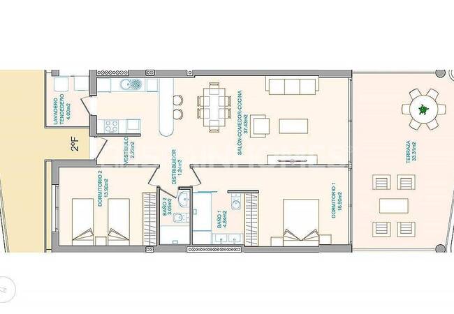 Benalmádena'da Modern Tasarımlı Aydınlık ve Geniş Daireler 44