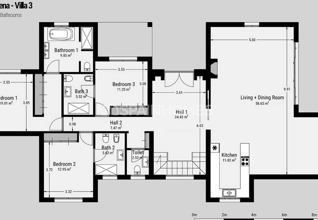 Villa De 5 Dormitorios Con Buenos Materiales En Benalmádena 19