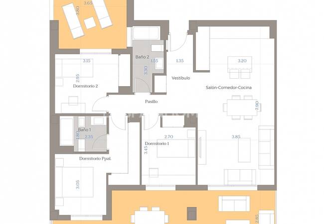 Torrox'ta Sahil Kenarında Şık Tasarımlı Sıfır Daireler 9