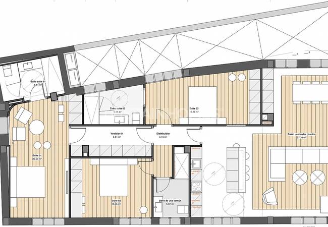 Malaga Şehir Merkezinde Merkezi Konumda Satılık Daireler 15