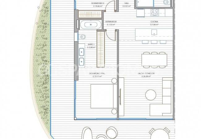 Квартиры с Видом на Море в ЖК с Бассейнами на Коста-дель-Соль 34