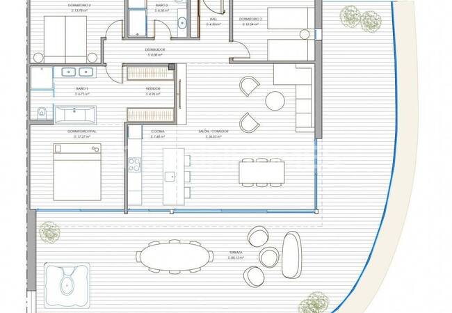Квартиры с Видом на Море в ЖК с Бассейнами на Коста-дель-Соль 35