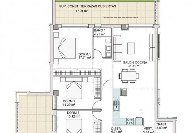 Benalmadena Costa'da Sahile ve Rıhtıma Yakın Sıfır Daireler 7