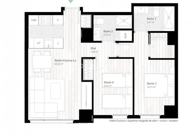 Квартиры 2+1 и 3+1 в Центре Малаги, Испания 35