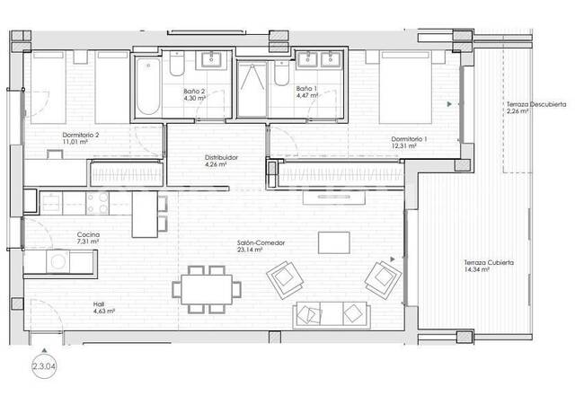 Chic Properties in a Complex with Pool in Estepona 14