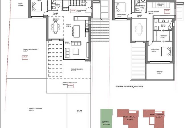 Malaga Mijas'ta Deniz ve Doğa Manzaralı Satılık Villalar 17