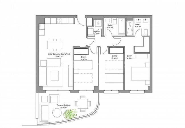 Nieuwe Appartementen Nabij Voorzieningen In Torremolinos 11