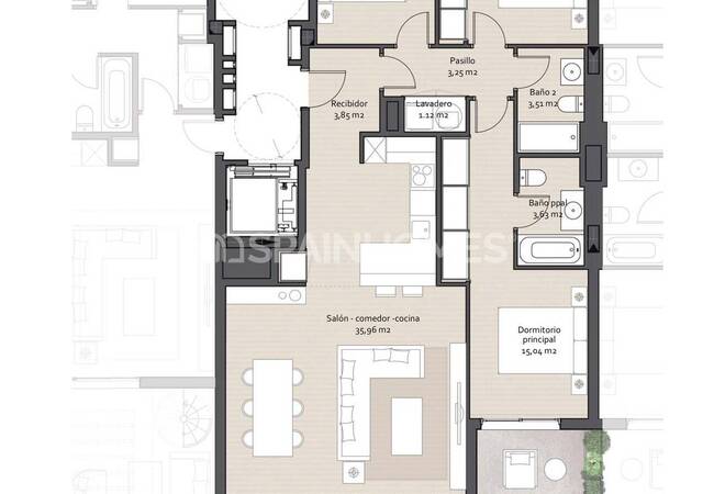 Benalmádena'da Lüks Konut Projesinde Modern Daireler 8