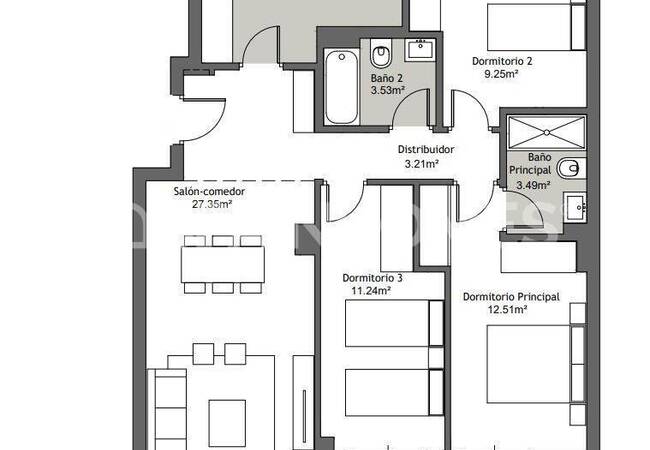 شقق أنيقة مع شرفات رائعة للبيع في توري ديل مار، ملقة 3