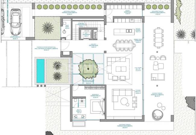 Estepona'da Denize Sıfır Konumda Asansörlü Satılık Villa 19