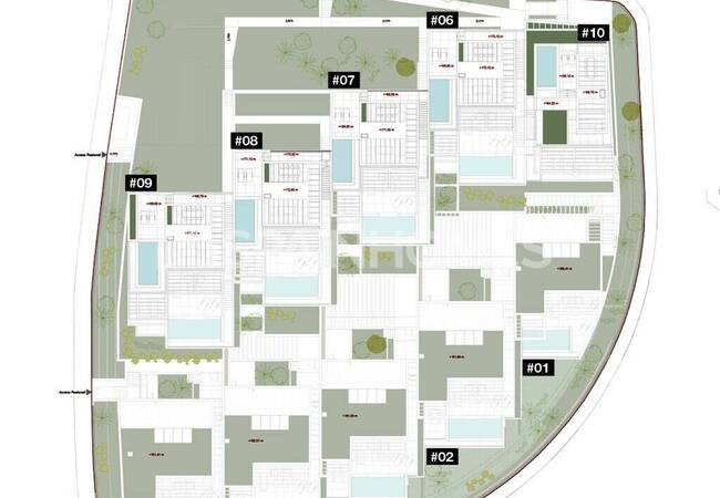 Maisons De Ville Avec Grandes Terrasses Et Vue Mer À Benalmadena 4