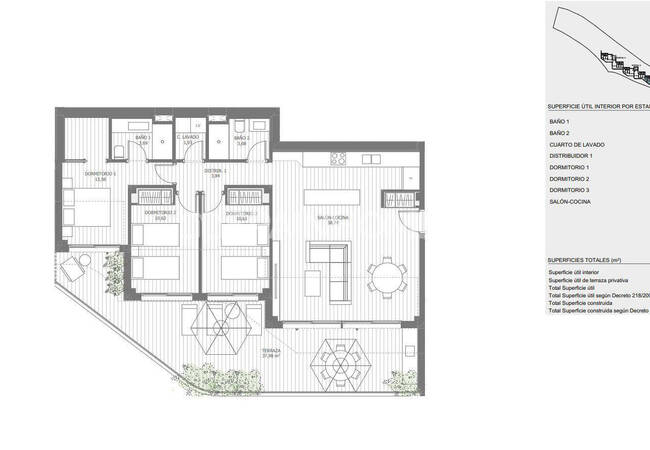 Malaga’da Muhteşem Deniz Manzaralı Şık Tasarımlı Daireler 19