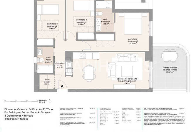 Недвижимость с открытой планировкой и видом на море в Малаге 11