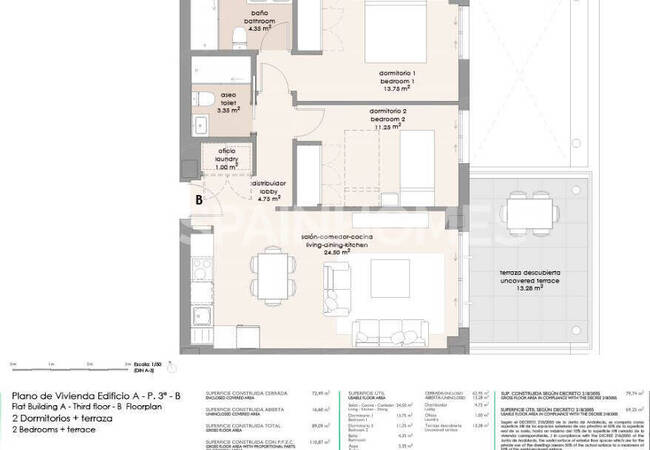 Недвижимость с открытой планировкой и видом на море в Малаге 14