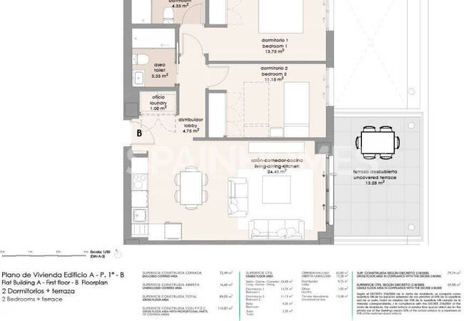 Недвижимость с открытой планировкой и видом на море в Малаге 19