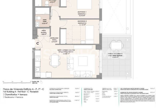 Недвижимость с открытой планировкой и видом на море в Малаге 20