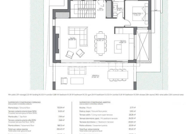 Mijas Calahonda'da Deniz Kıyısında 4 Yatak Odalı Şık Villalar 19