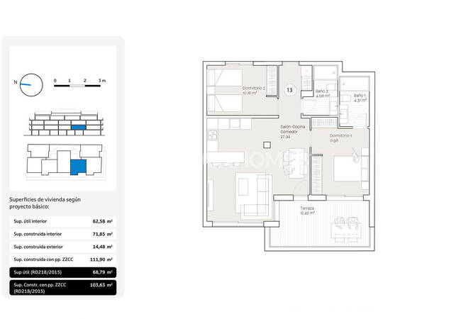 Rincón De La Victoria'da Site İçinde Sıfır Daireler 22