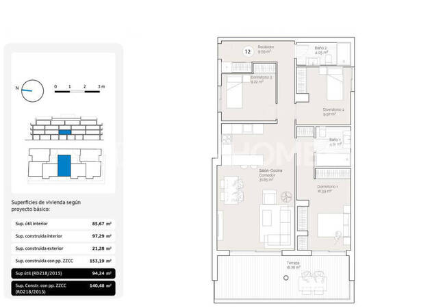 Rincón De La Victoria'da Site İçinde Sıfır Daireler 26