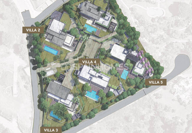 Málaga Marbella'da Özel Sonsuzluk Havuzu Bulunan Müstakil Villalar 17