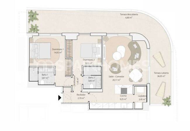 Beachfront Flats in a Complex with Rich Amenities in Malaga 31