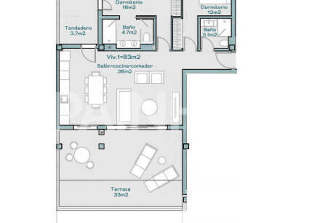 Элегантные апартаменты рядом с полем для гольфа в Бенальмадене 16