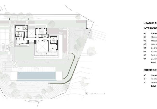 Виллы с бассейнами и садами в Бенахавис Малаге 40