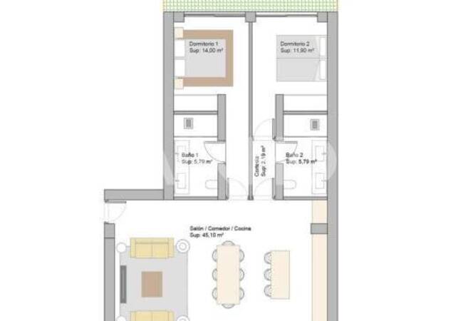 شقق في مجمع سكني بمسبح في سان بيدرو دي ألكانتارا 19