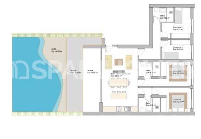 شقق في مجمع سكني بمسبح في سان بيدرو دي ألكانتارا 20