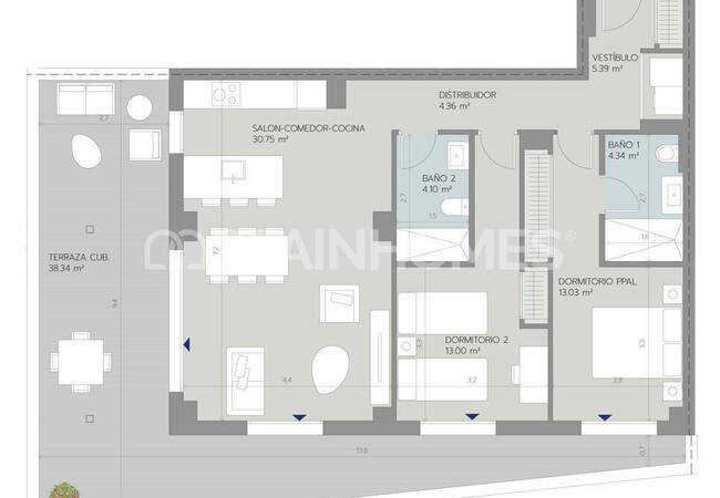 شقق في مجمع مع مسبح بالقرب من البحر في بينالمادينا 8