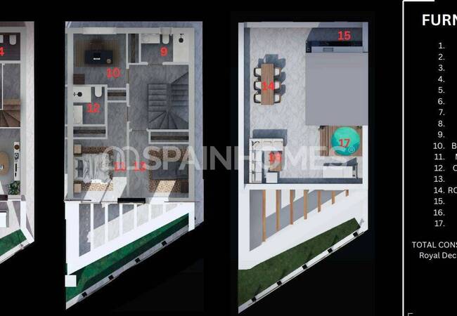 Huizen In Een Beveiligd Complex Vlakbij De Kust In Mijas Málaga 20