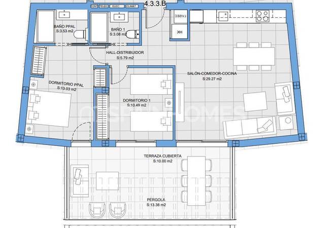 Mijas Málaga'da Denize 2,5 Km Mesafede Şık Daireler 15