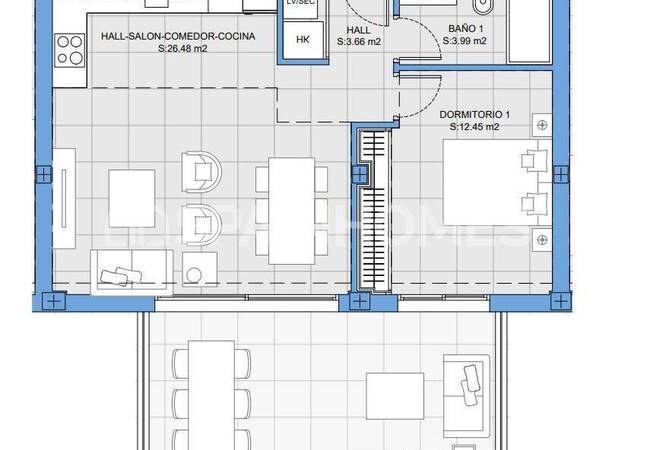 Mijas Málaga'da Denize 2,5 Km Mesafede Şık Daireler 14