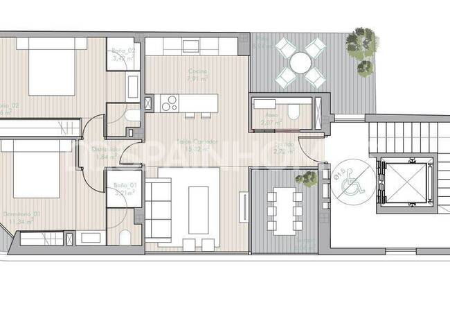 شقق أنيقة في مجمع سكني مع مسبح في إستيبونا 12