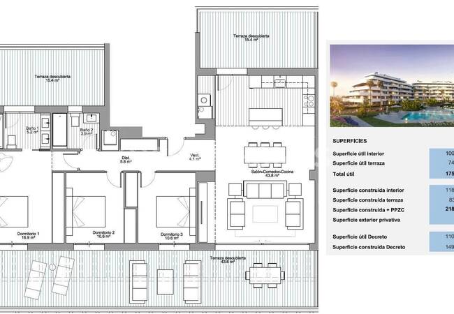 Apartamento De 3 Dormitorios Frente Al Mar En Torremolinos Málaga 28