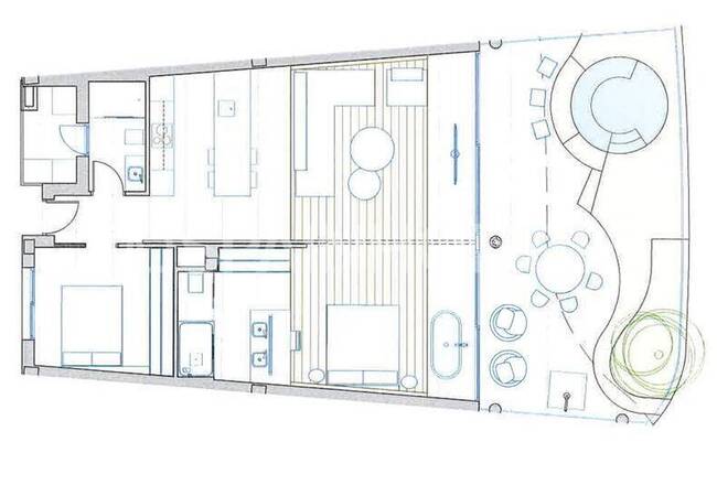 Квартира с видом на море и общим бассейном в Фуэнхироле 23