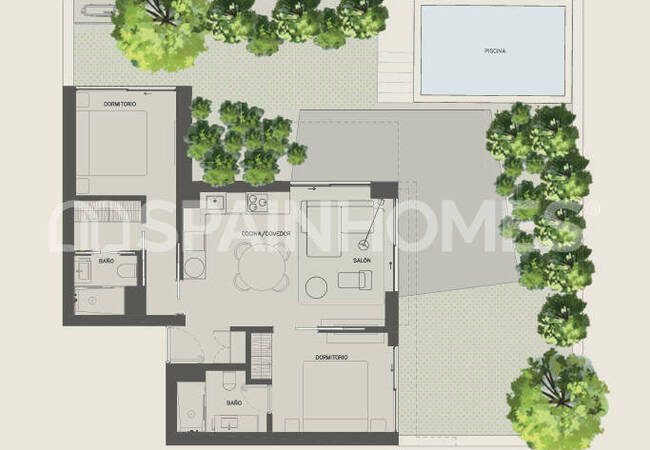 Apartments with Rooftop Pool in Torremolinos Málaga 11