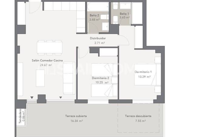 Elegant Flats for Sale in a Project with Pool in Málaga 14
