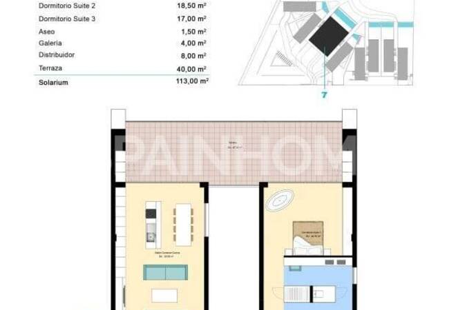 Квартиры с 3 Спальнями, Бассейном и Террасой в Рохалесе 28