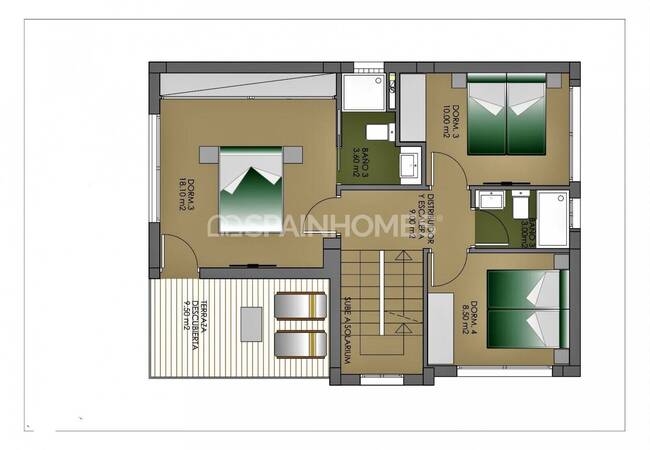 Современные Отдельные Виллы в Ориуэле с Бассейном и Солярием 43