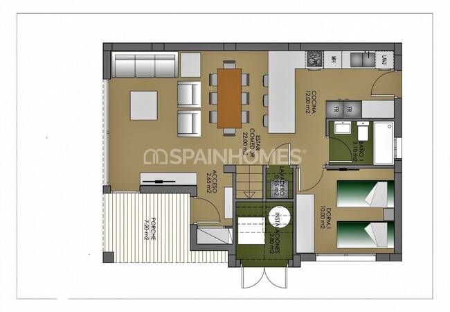 Современные Отдельные Виллы в Ориуэле с Бассейном и Солярием 41