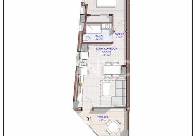 Beautiful Apartments with Fully Fitted Open Plan Kitchen in Torrevieja 14