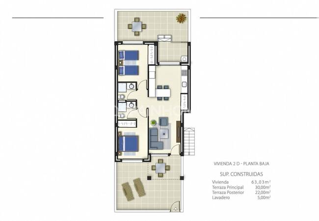 Bungalows Modernes Avec Solarium À Torrevieja, Alicante 65