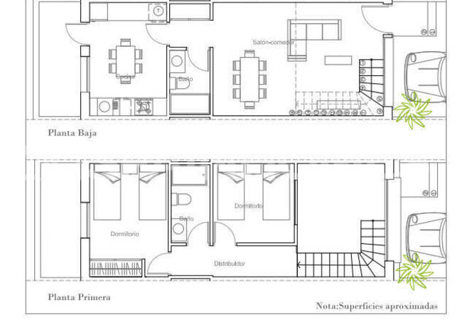 Modern Gestaltete Duplex-häuser In Gran Alacant 12