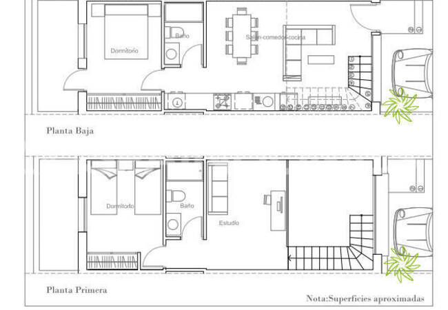 Modern Gestaltete Duplex-häuser In Gran Alacant 14