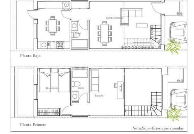 Modern Gestaltete Duplex-häuser In Gran Alacant 16